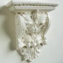 Decorative plaster corbel